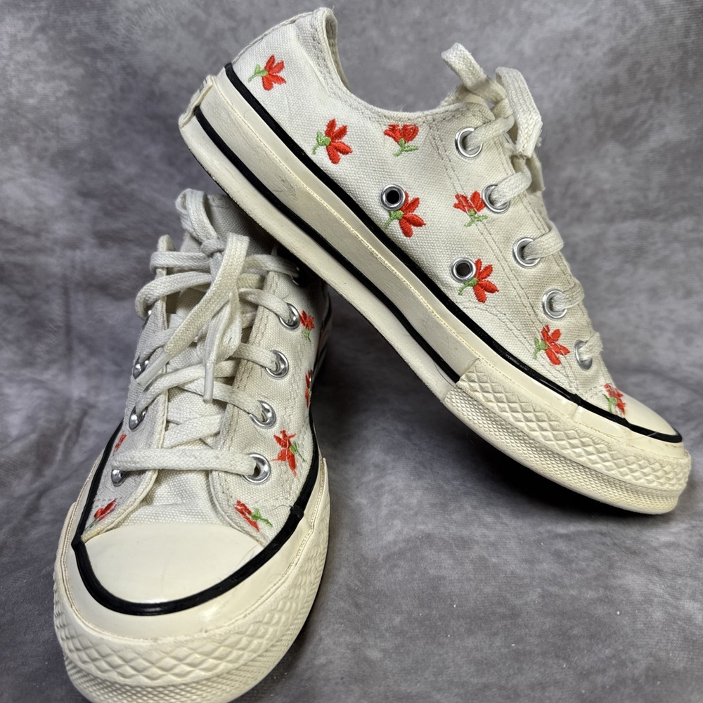 Converse Girls Chuck 70 Low 'Embroidered Garden Party' Shoes Size‎ 3 US 570916C